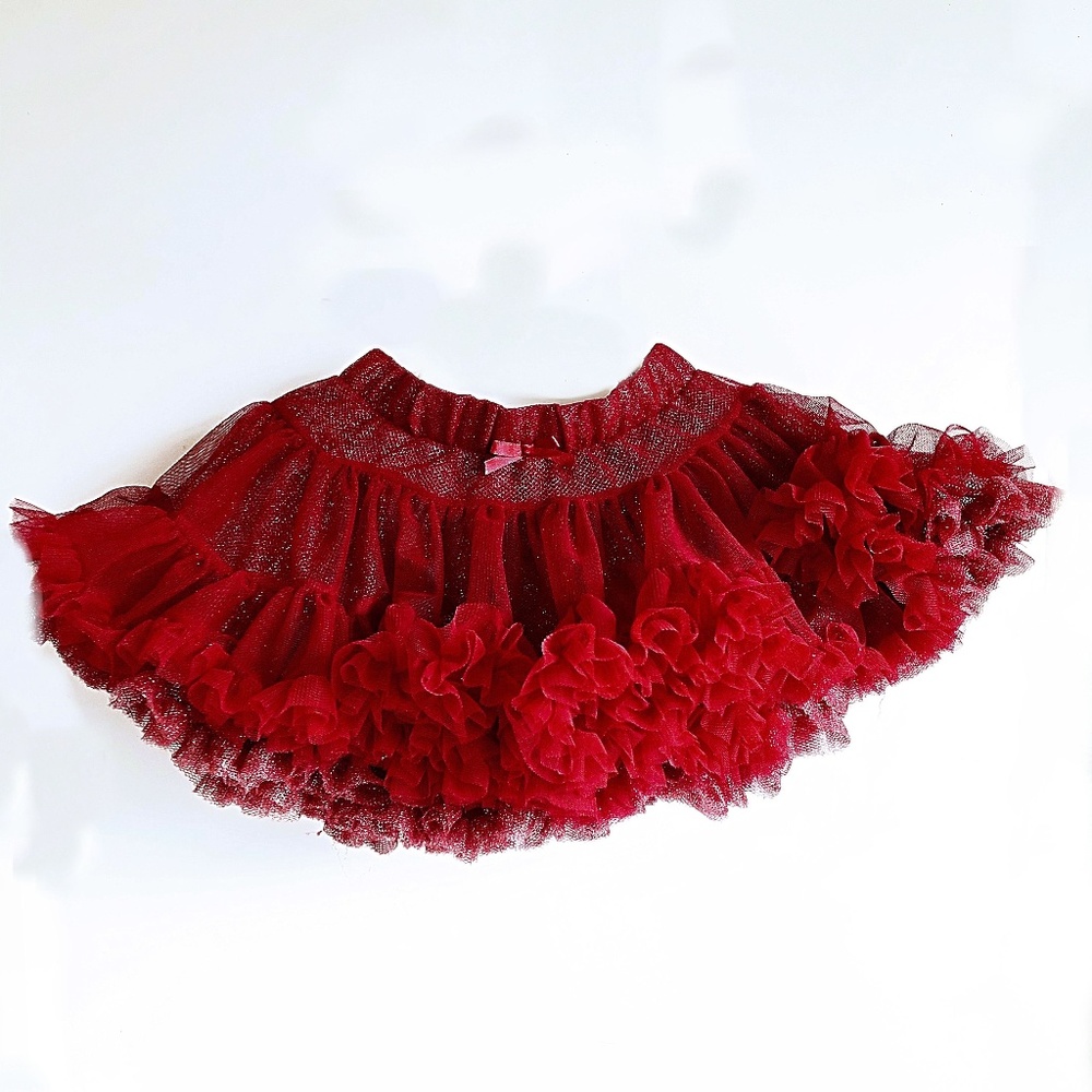 Target Cat & Jack Sparkling Red Tutu Skirt